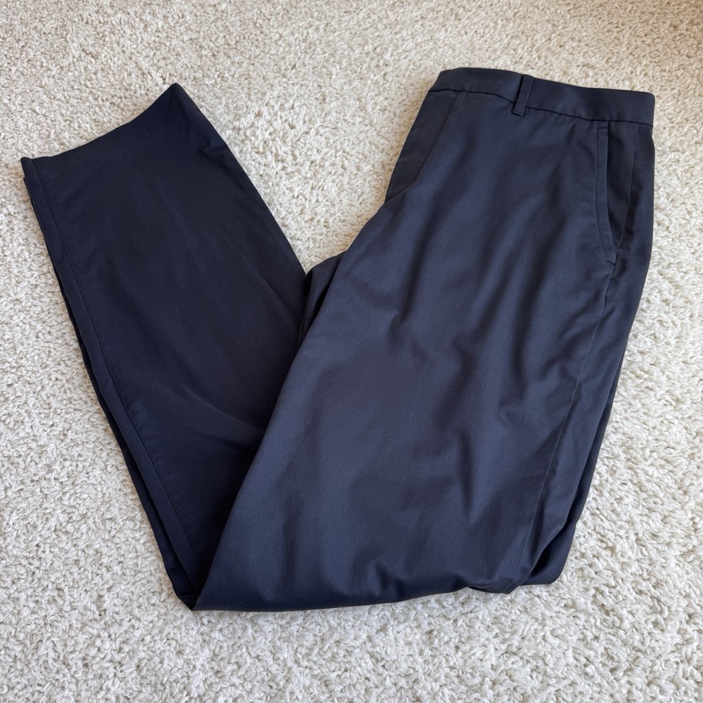 Bonobos Tuesday Mens Pants 35x36 Straight Fit Navy Blue 100% Cotton Chino